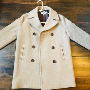 Uniqlo IDLF Wool Blend Peacoat